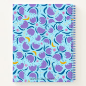 Happy Blooms and Slugs - Spiral Notebook Notizblock (Rückseite)