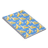Happy Blue Banana Notebook Notizblock (Rechte Seite)