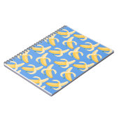 Happy Blue Banana Notebook Notizblock (Linke Seite)