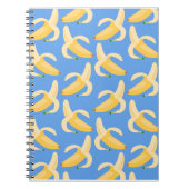 Happy Blue Banana Notebook Notizblock (Vorderseite)