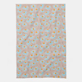 Happy Blue Flower Kitchen Towels Geschirrtuch (Vertikal)