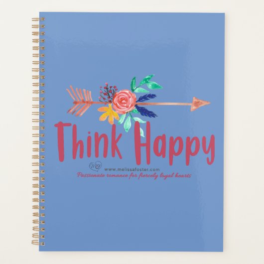 Happy Blue Planer (8,5" x 11") (Vorderseite)