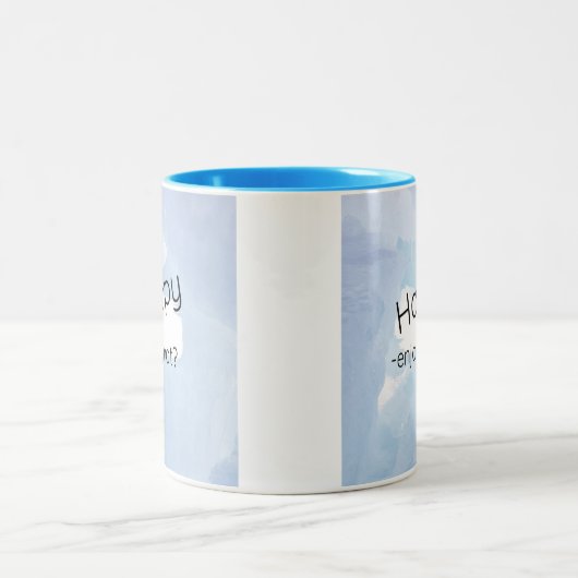 Happy Blue Tasse (Mittel)