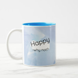 Happy Blue Tasse