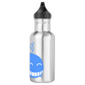 Happy Blue Wale Edelstahlflasche (Rechts)