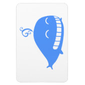 Happy Blue Wale Magnet (Vertikal)