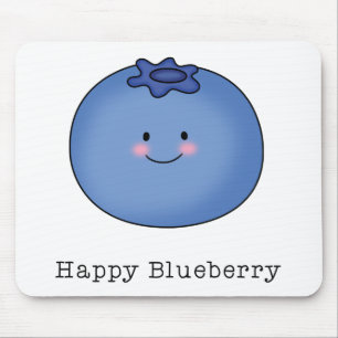 Happy Blueberry Mousepad