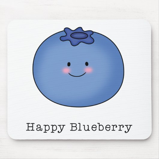 Happy Blueberry Mousepad (Vorne)