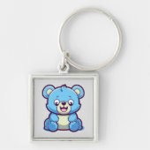 Happy Bluey Bear Schlüsselanhänger (Vorne)