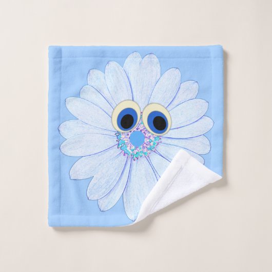 Happy Blume Badhandtuch Set (Waschlappen)