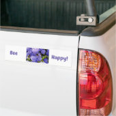 Happy Blume Bee Floral Autoaufkleber (Auf Lkw)
