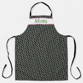 Happy Blume Black Schürze (Vorderseite)