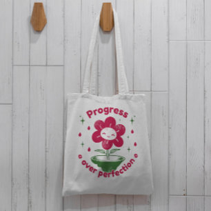 Happy Blume Cartoon Tote Bag Tragetasche