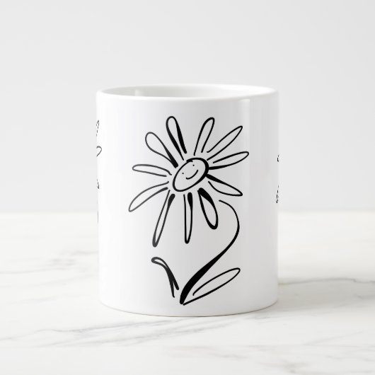 HAPPY BLUME Jumbo Tasse (Vorderseite)