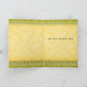 Happy Blume Ostereier Feiertagskarte (Innenseite)