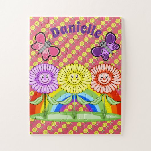 Happy Blume Puzzle (Vertikal)