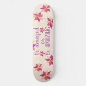 Happy Blume Skateboard (Vorderseite)