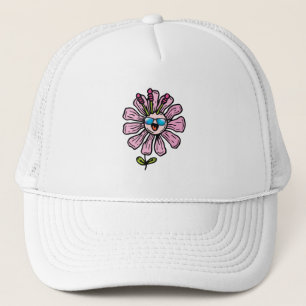 Happy Blume Truckerkappe