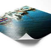 Happy Boats Fotodruck (Ecke)