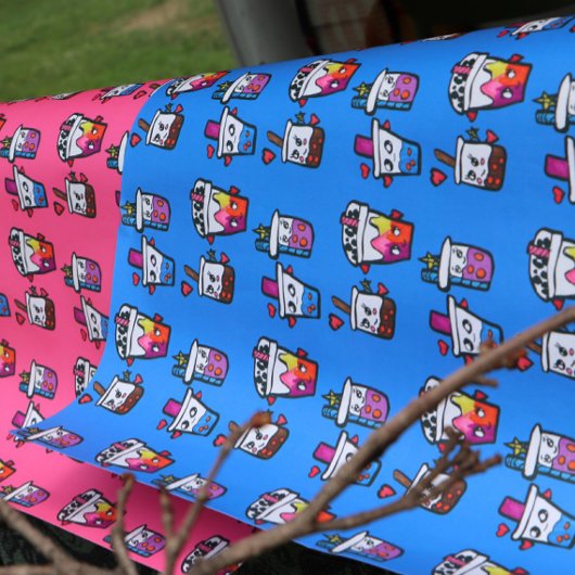 Happy Boba Tea Bubble Teas Bobas Kawaii Geschenkpapier Set