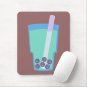 Happy Boba Tea Bubbles Mousepad (Mit Mouse)