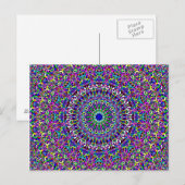 Happy Bohemisch Jungle Mandala Postkarte (Vorne/Hinten)