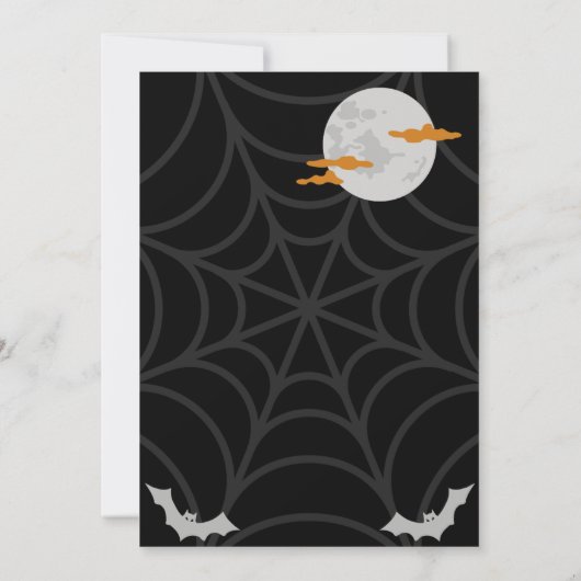 Happy Boo-Day Einladung (Rückseite)