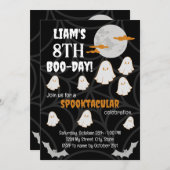 Happy Boo-Day Einladung (Vorne/Hinten)