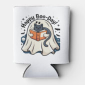 Happy Boo-Day Ghost Cat PNG - Spooky Niedlich Over Dosenkühler (Vorderseite)