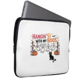 Happy Boo-Day Ghost Cat PNG - Spooky Niedlich Over Laptopschutzhülle (Vorne Rechts)