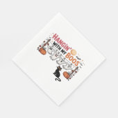 Happy Boo-Day Ghost Cat PNG - Spooky Niedlich Over Serviette (Ecke)