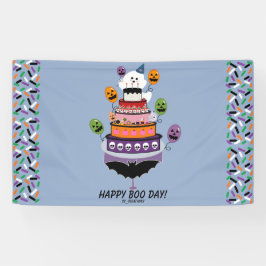 Happy Boo Day Ghost Celebration Banner
