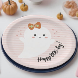 Happy BOO Day Halloween Geburtstag Pappteller