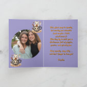 Happy Boo Day Niedlich Ghost Foto Halloween-Karten Karte (Innenseite)