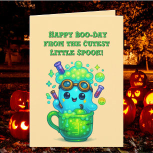 Happy Boo Day Niedlich Ghost Foto Halloween-Karten Karte