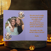 Happy Boo Day Niedlich Ghost Foto Halloween-Karten Karte