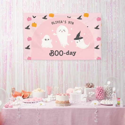 Happy Boo Day | Spooky BOO Day Celebration Banner (Party)