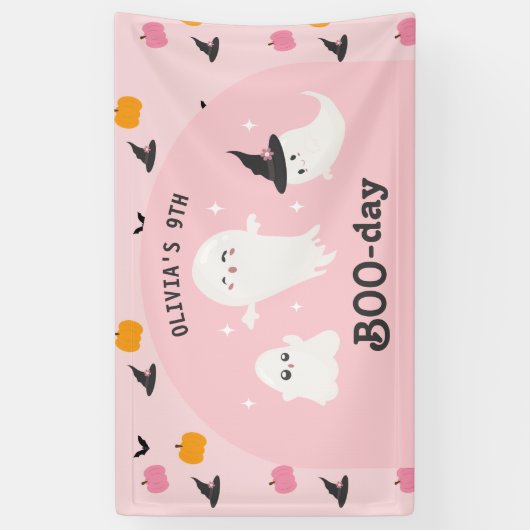 Happy Boo Day | Spooky BOO Day Celebration Banner (Vertikal)