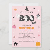 Happy Boo Day | Spooky BOO Day Celebration Einladung (Vorderseite)