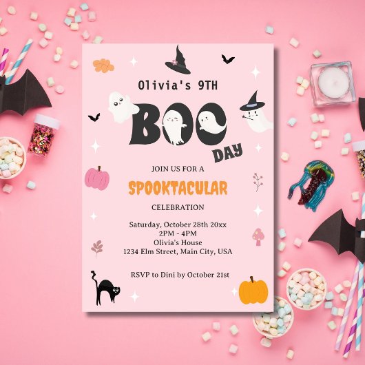 Happy Boo Day | Spooky BOO Day Celebration Einladung