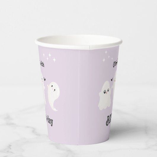 Happy Boo Day | Spooky BOO Day Celebration Pappbecher (Rechts)