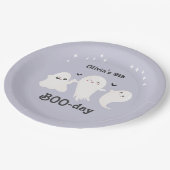 Happy Boo Day | Spooky BOO Day Celebration Pappteller (Schrägansicht)