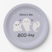 Happy Boo Day | Spooky BOO Day Celebration Pappteller (Vorderseite)