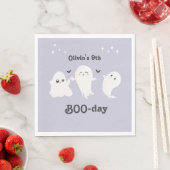 Happy Boo Day | Spooky BOO Day Celebration Serviette (Beispiel)
