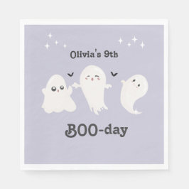 Happy Boo Day | Spooky BOO Day Celebration Serviette