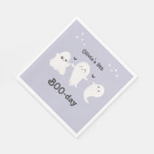 Happy Boo Day | Spooky BOO Day Celebration Serviette (Ecke)