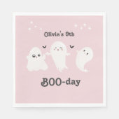 Happy Boo Day | Spooky BOO Day Celebration Serviette (Vorderseite)