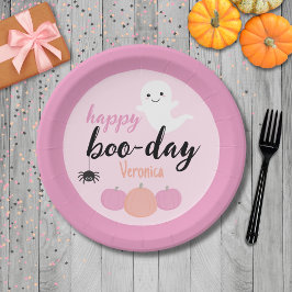 Happy Boo Day zum Geburtstag Pappteller