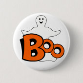 Happy Boo Ghost Button (Vorderseite)