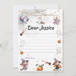 Happy Boo Halloween Ghost Saison Feiertagskarte